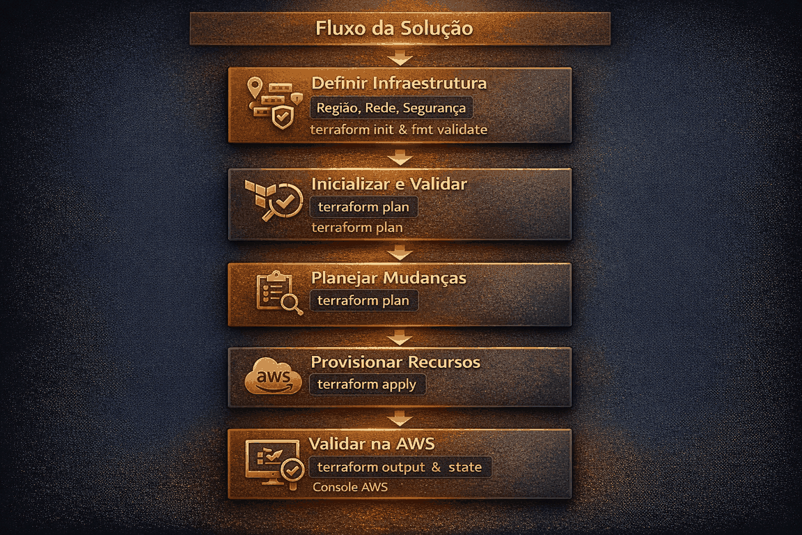 Fluxo operacional do AWS Infrasctruture (IaC)
